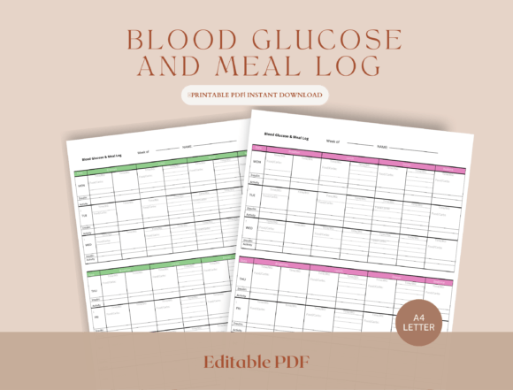 Blood Glucose and Meal Log: A Strategic Tool for Diabetes Management