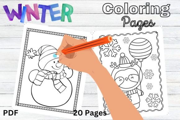 Kdp Coloring Pages Winter Kids Book: A Creative Resource for Educators and Parents