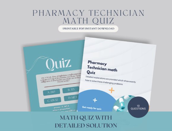 Math Worksheet for Pharmacy Technicians