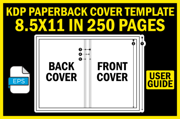 Navigating Exact Dimensions with the KDP Cover Template 8.5X11 in 250 Pages