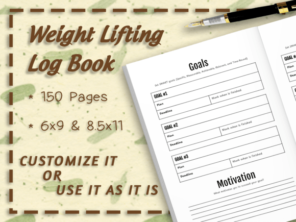 The Weight Lifting Log Book 150 Pages: Structured Tracking for Real Progress