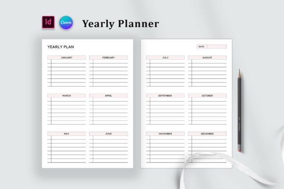 Yearly Planner 12 Month Overview: A Beautiful and Practical Way to Organize Your Year
